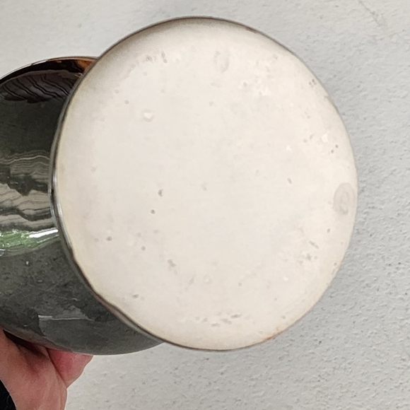 Vintage Mexico Tonala floral slate gray pottery vase - Picture 12 of 15